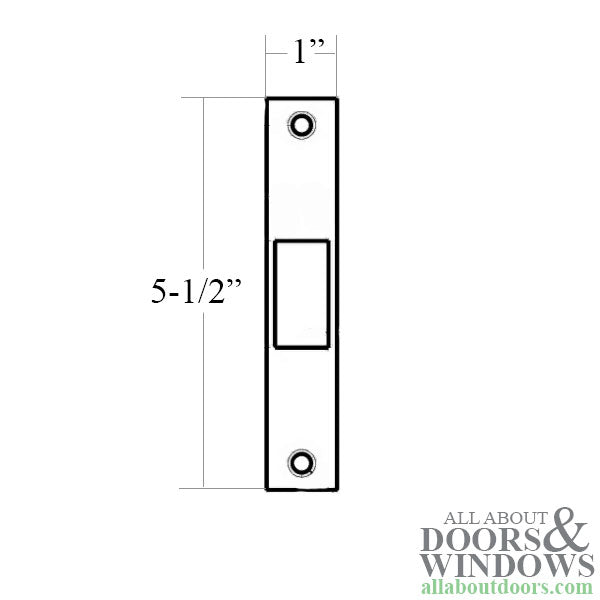 Custom Deadbolt Strike Plate 1