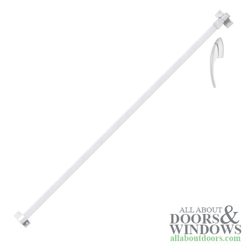 Storm Door Complete Push Bar Handle Set with Inside Touch Bar 33.5 Inch - Storm Door Complete Push Bar Handle Set with Inside Touch Bar 33.5 Inch