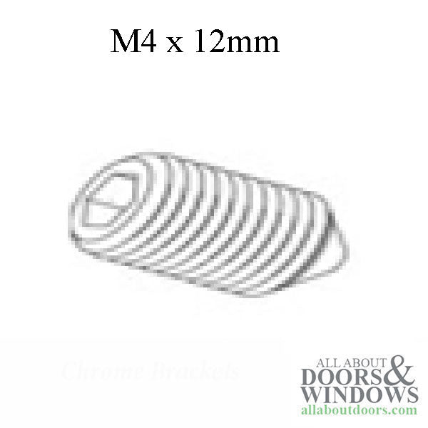 Hoppe Sliding Door Thumb Latch Set Screw  M4 x 12mm - Hoppe Sliding Door Thumb Latch Set Screw  M4 x 12mm