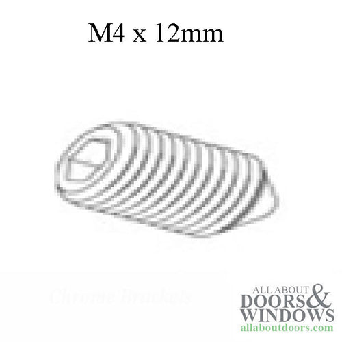 Hoppe Sliding Door Thumb Latch Set Screw  M4 x 12mm - Hoppe Sliding Door Thumb Latch Set Screw  M4 x 12mm