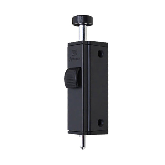 Andersen Auxiliary Foot Bolt Lock for Frenchwood Sliding Door Black