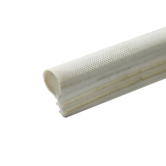 Weatherstrip, Foam-Filled Kerf Back Polyflex Bulb, .187" Width x .200" Height - Choose Color