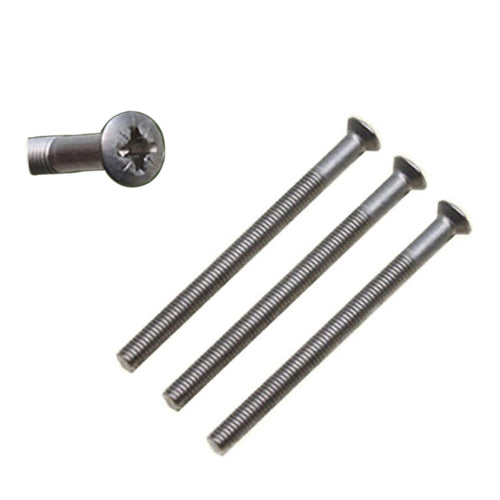 M5 x 65mm , 2-1/2 Inch screw pack - 3 Screws - Satin Nickel - M5 x 65mm , 2-1/2 Inch screw pack - 3 Screws - Satin Nickel