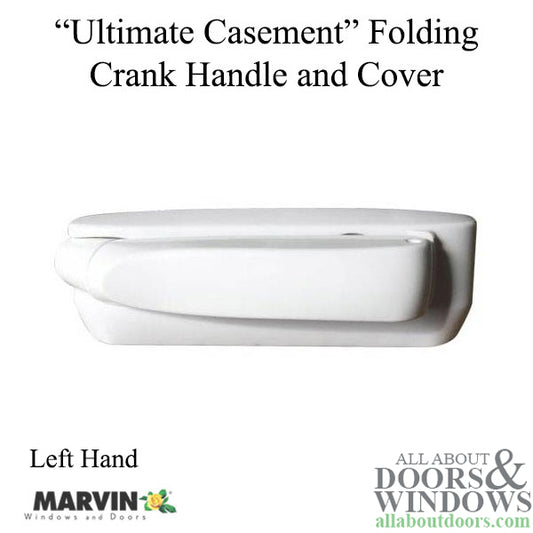 Marvin Folding Handle and Cover Left Handed Handle For Ultimate Casement Window