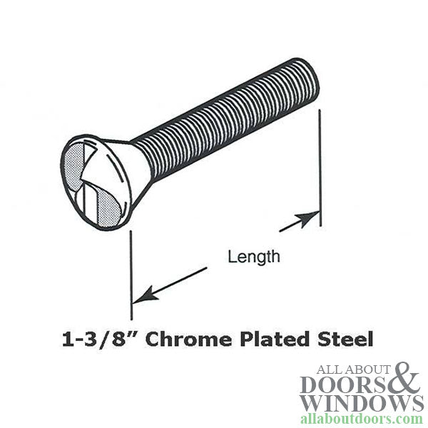 One Way Machine Screws for Partition Panel 1.187 Inch Length - One Way Machine Screws for Partition Panel 1.187 Inch Length