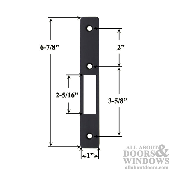 Right Hand Small Hole Hookbolt Face Plate - Choose a Color - Right Hand Small Hole Hookbolt Face Plate - Choose a Color