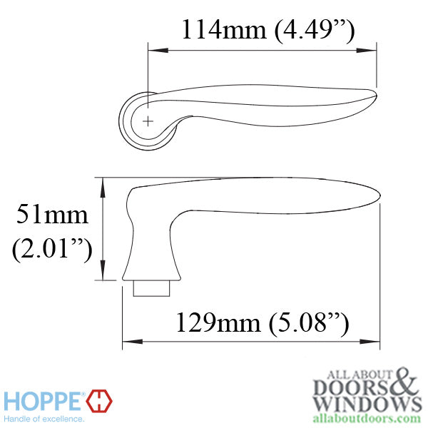 Toronto Lever Handle for Right Handed Multipoint Lock Handlesets - Rustic Umber - Toronto Lever Handle for Right Handed Multipoint Lock Handlesets - Rustic Umber