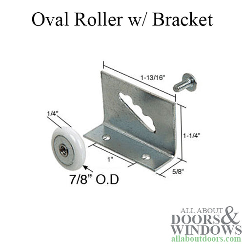 Adjustable Top Mount Shower Door Roller with Bracket 7/8