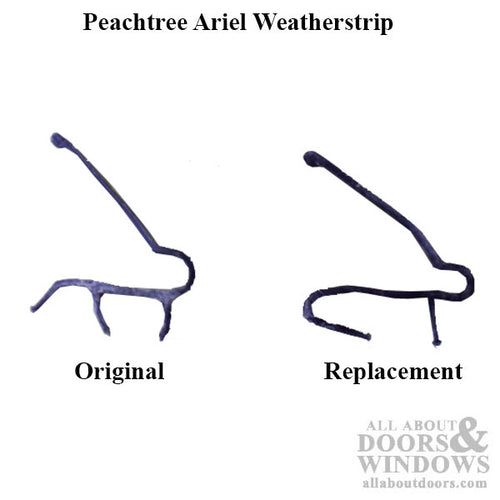 Peachtree Ariel Casement Sash Weather Strip, 69-3/4 -  Black - Peachtree Ariel Casement Sash Weather Strip, 69-3/4 -  Black