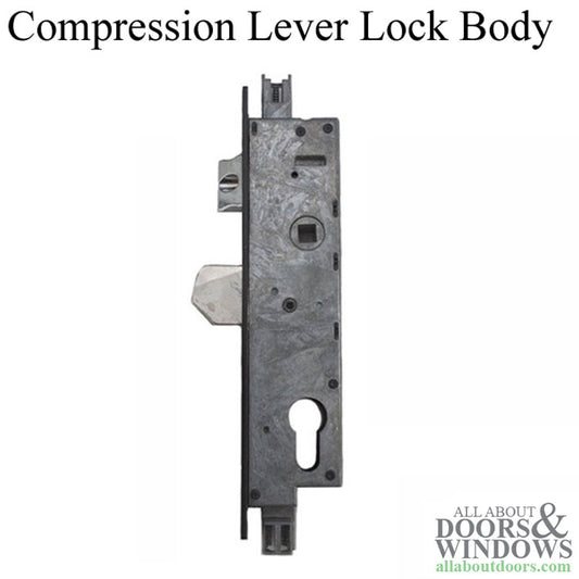 Interlock Lever Compression 24mm 2-4-Point Lock, 40/85, 1/2" Deadbolt Throw, 1" Rod Throw