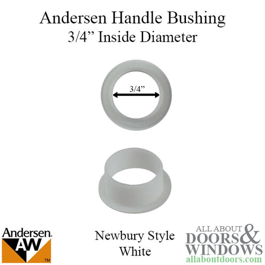 Bushing, 3/4 Diameter Handle, Andersen Tribeca Series - White