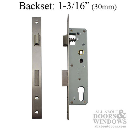 Slimline Mortise Lock Set with 30mm Backset - Slimline Mortise Lock Set with 30mm Backset
