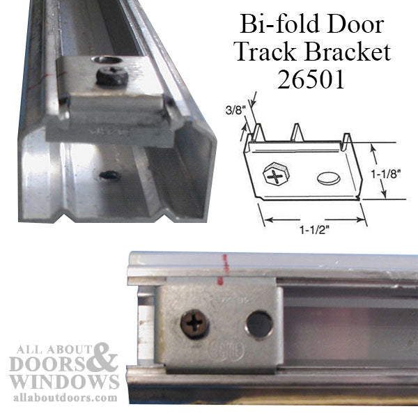 Bi-Fold Door Track Bracket, Steel - Acme 2600 series - Bi-Fold Door Track Bracket, Steel - Acme 2600 series