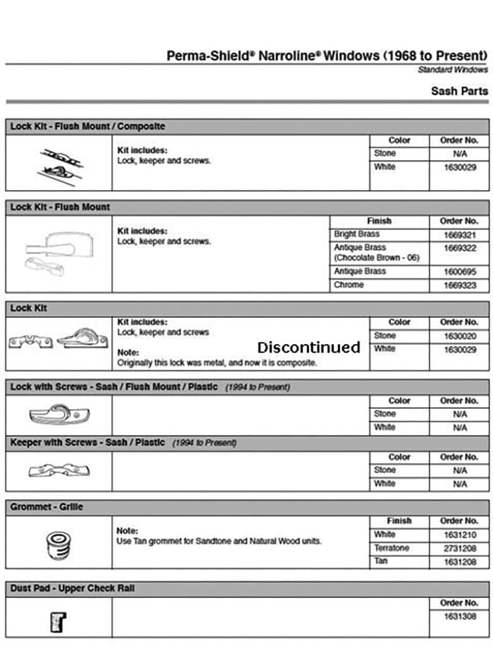 Andersen Grille Grommett / Bushing, Plug, Cap, Filler - White - Andersen Grille Grommett / Bushing, Plug, Cap, Filler - White