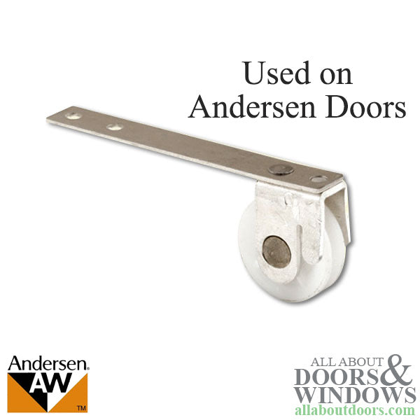 Andersen Window - Prefinished Terratone Doors - Old Style Upper Screen Roller Wheel Assembly - Andersen Window - Prefinished Terratone Doors - Old Style Upper Screen Roller Wheel Assembly