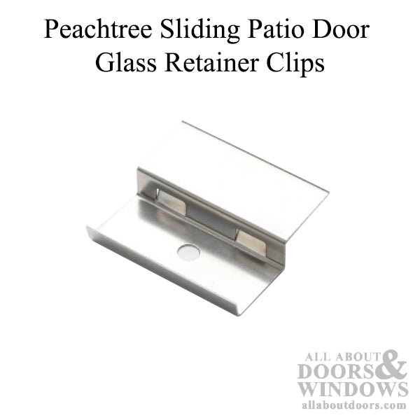 Peachtree Sliding Patio Door (Ariel) - Fixed Interior Wood Panel Liner - Mull Post Spring Clip - Peachtree Sliding Patio Door (Ariel) - Fixed Interior Wood Panel Liner - Mull Post Spring Clip