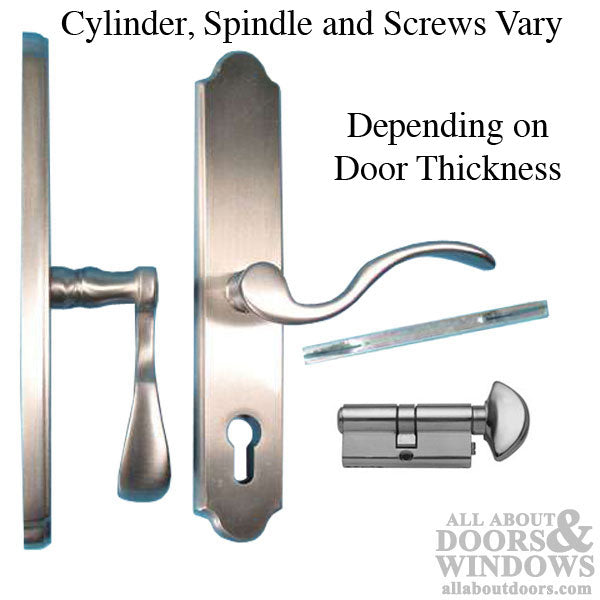 Germania, Lara 68mm Active Handleset  - Satin Nickel - Germania, Lara 68mm Active Handleset  - Satin Nickel