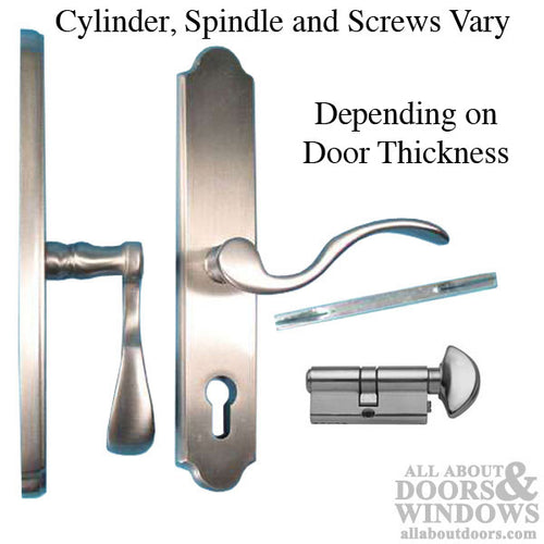 Germania, Lara 68mm Active Handleset  - Satin Nickel - Germania, Lara 68mm Active Handleset  - Satin Nickel