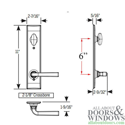 Trilennium Rectangular Dummy Fixed Lever - Trilennium Rectangular Dummy Fixed Lever