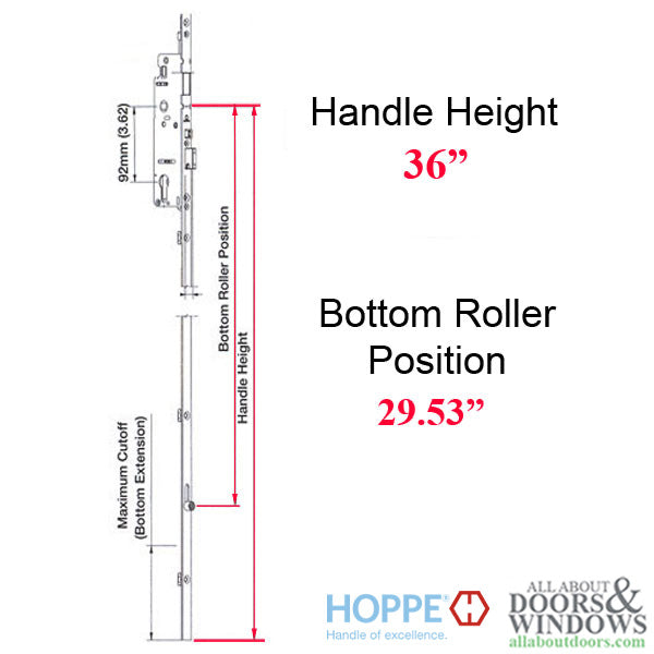 16mm Manual Gear, 45/92, Roller @ 29.53