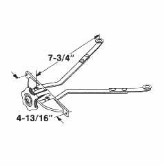 Discontinued - Operator, Vent, Double ARM, 4-13/16 inch HOLE CENTER - Discontinued - Operator, Vent, Double ARM, 4-13/16 inch HOLE CENTER