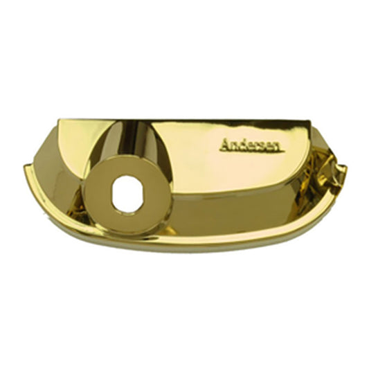Operator Cover for Andersen Perma-Shield Improved/E-Z Casement Windows - Traditional - Bright Brass