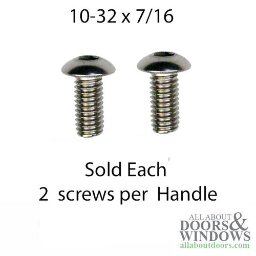 Marvin Hex Drive Truss Head Escutcheon Adapter Screw 10-32 x 7/16 inch SFD - Marvin Hex Drive Truss Head Escutcheon Adapter Screw 10-32 x 7/16 inch SFD
