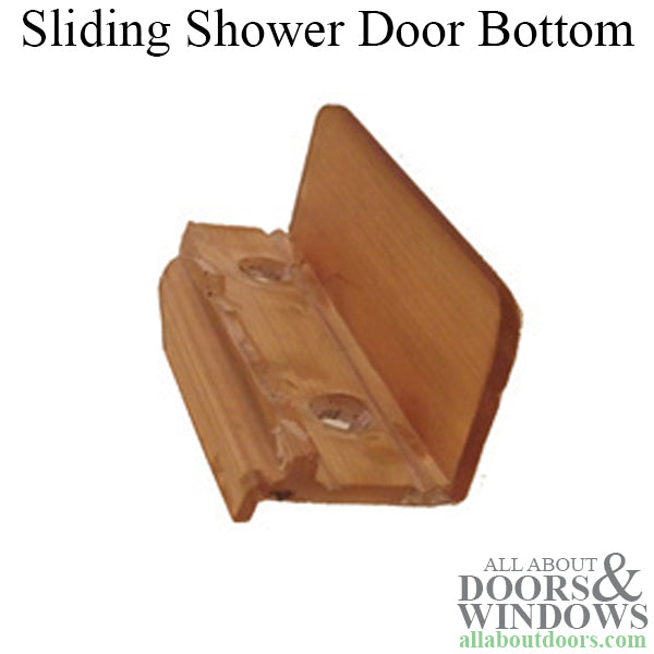 Guide, 7/16 inch Opening, Sliding Shower Door Bottom -  Disconti - Guide, 7/16 inch Opening, Sliding Shower Door Bottom -  Disconti