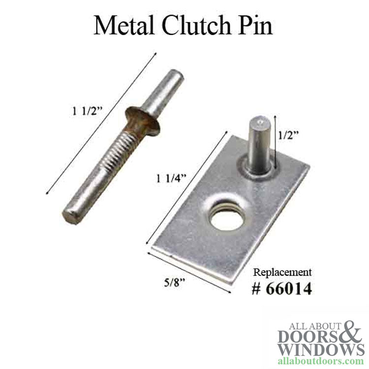 Metal Pivot Bar, Clutch Pin for Wood Window - Metal Pivot Bar, Clutch Pin for Wood Window