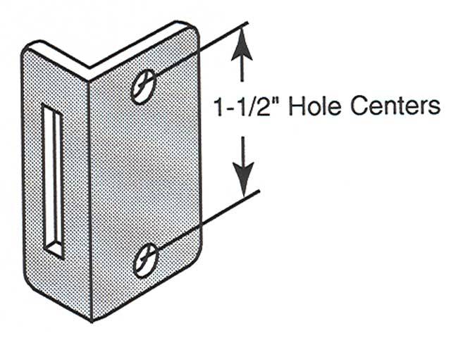 Strike Plate Keeper with Slide Latch - Strike Plate Keeper with Slide Latch