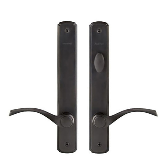 Window Screen Bottom Latch, 7/16 x 1",  4 pack  - Mill Finish