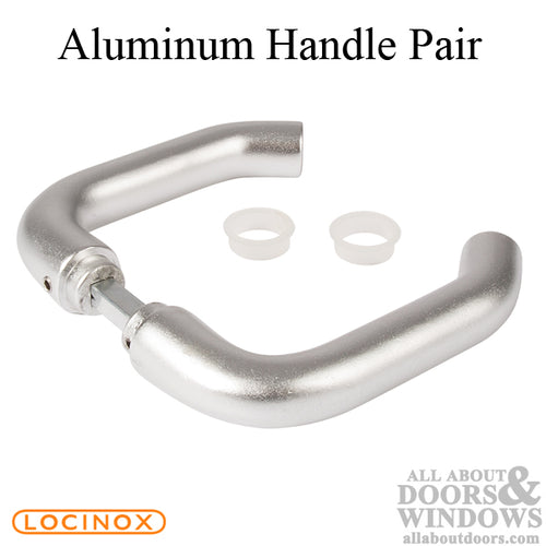 Locinox Gate Handle Pair with 2.5 Inch Spindle - Locinox Gate Handle Pair with 2.5 Inch Spindle