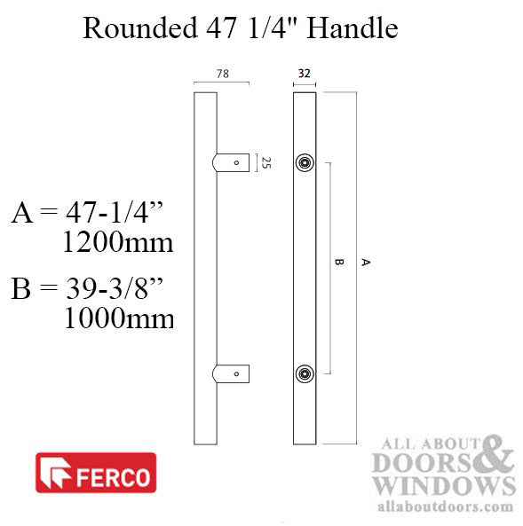 G-U Ferco Rounded 47-1/4