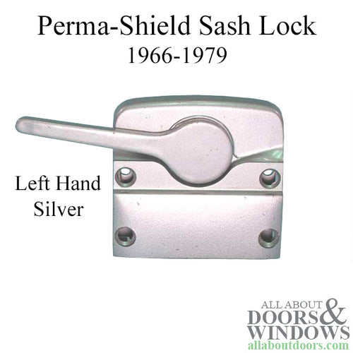 Blemished Andersen Perma-Shield Left-Handed Sash Lock, 1966-74 - Silver, Discontinued - Blemished Andersen Perma-Shield Left-Handed Sash Lock, 1966-74 - Silver, Discontinued