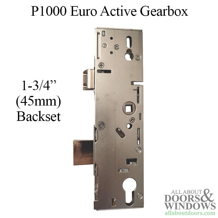 P1000 Active Gearbox, 45/92 Mortise Lock Case Body, Euro Version - P1000 Active Gearbox, 45/92 Mortise Lock Case Body, Euro Version