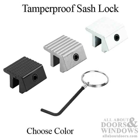 Sash Lock - Tamper Proof, 2-Pack - Choose Color