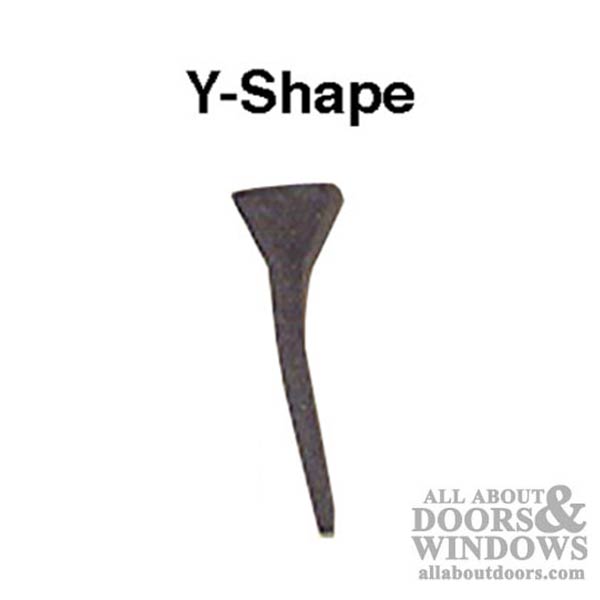 Larson Y-shape, Storm Door Sweep,  36 inch - Black - Larson Y-shape, Storm Door Sweep,  36 inch - Black