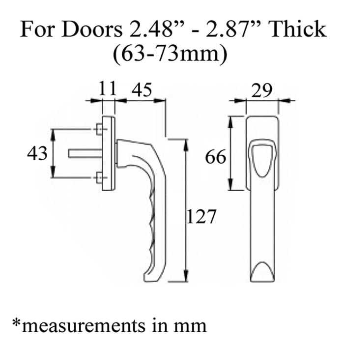 HOPPE London, Tilt Turn window non keyed handle with cylinder Rosette 90° Stop  Silver - HOPPE London, Tilt Turn window non keyed handle with cylinder Rosette 90° Stop  Silver