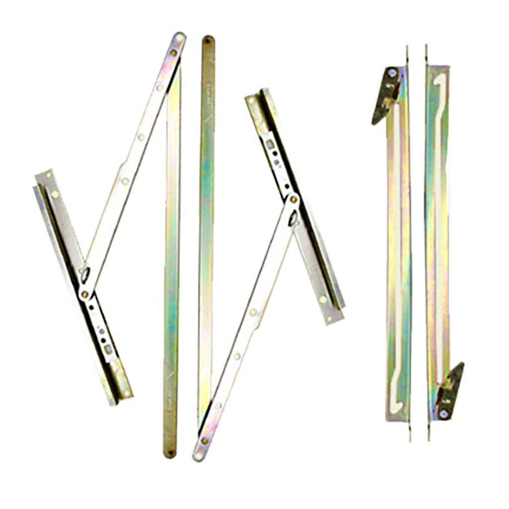 Egress Hinge Set w/ Screws for Andersen Flex-Pac All Wood Windows -Zinc & Golden Dichromate Plating - Egress Hinge Set w/ Screws for Andersen Flex-Pac All Wood Windows -Zinc & Golden Dichromate Plating