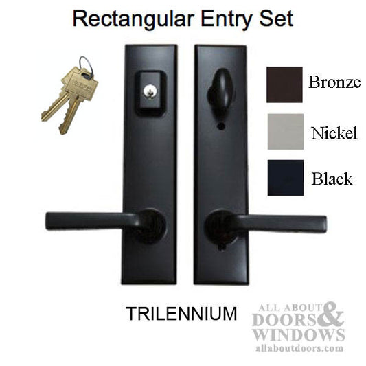 Trilennium Active Keyed Lock, 3000 Series Rectangular Base - Choose Options