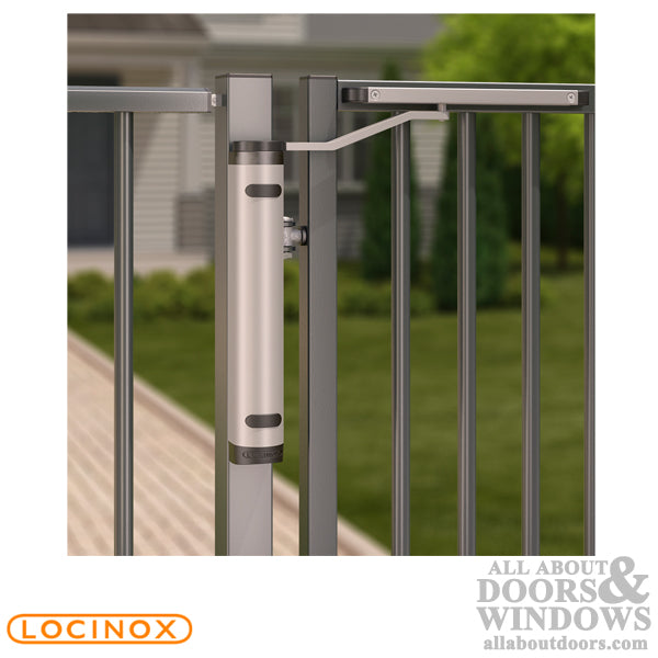 Locinox Verticlose Hydraulic Gate Closer for Large Gates Up to 330 Lbs - Locinox Verticlose Hydraulic Gate Closer for Large Gates Up to 330 Lbs