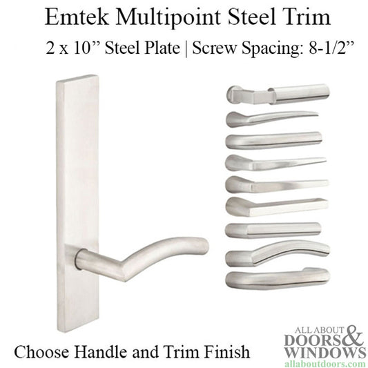 Multipoint Trim, 2 x 10 inch, American, Stainless Steel, Choose Options