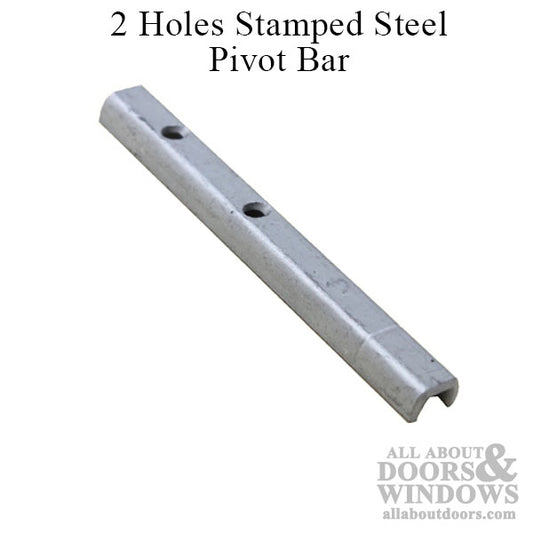 Pivot Bar, 2-1/2 inch,  2 holes Stamped Steel