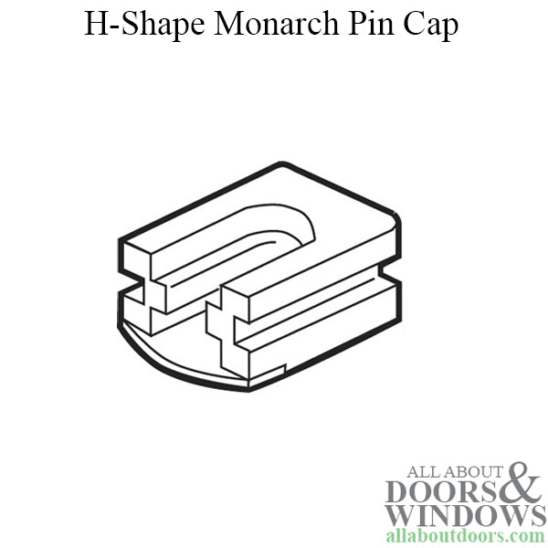 Leigh / Monarch Pin Cap / Guide, H-Shape, Plastic - Leigh / Monarch Pin Cap / Guide, H-Shape, Plastic