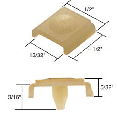 Guide - Sliding Windows, Glides / Guides - Nylon