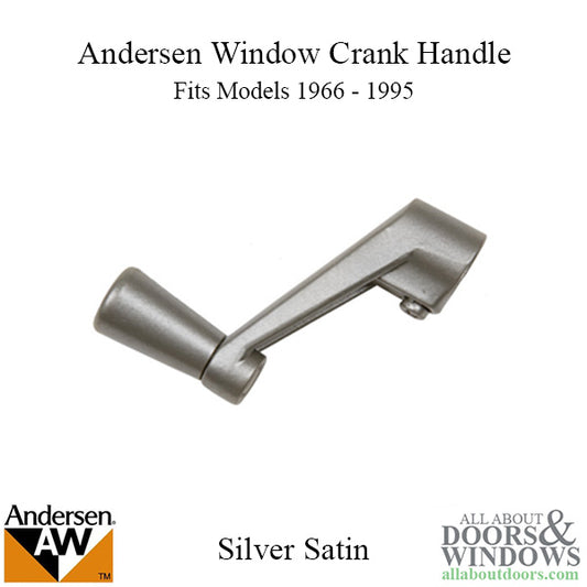 Andersen Window Perma-Shield Crank Handle - Silver