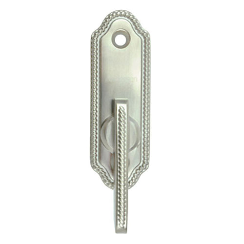 Andersen Window - Frenchwood Gliding Door - Thumb Latch, Whitmore - Satin Nickel - Andersen Window - Frenchwood Gliding Door - Thumb Latch, Whitmore - Satin Nickel