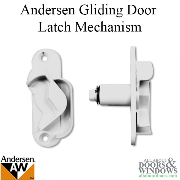 Andersen Window - Perma-Shield Gliding Door - Latch Mechanism (1982-Present)  White - Andersen Window - Perma-Shield Gliding Door - Latch Mechanism (1982-Present)  White