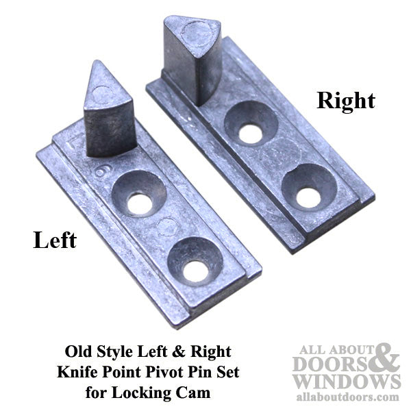 Weather Shield Tilt Pivot Pin for Locking Cam, Old Style, Left Hand - Mill Finish - Weather Shield Tilt Pivot Pin for Locking Cam, Old Style, Left Hand - Mill Finish