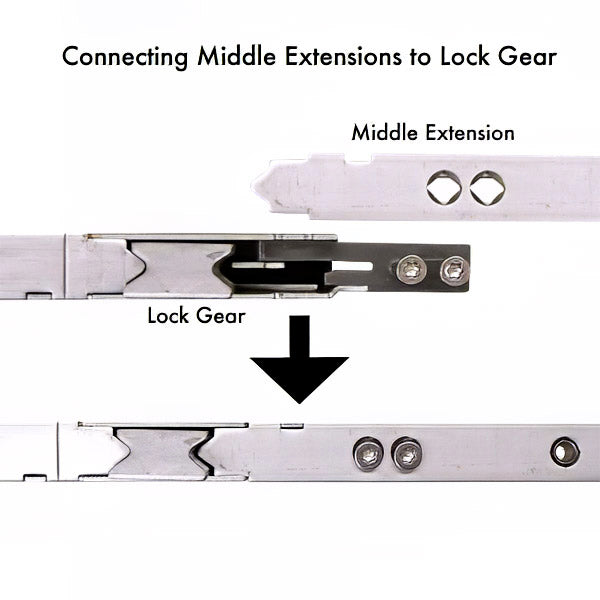 16mm P2000 Active Upper Assembly (27.483 Length), Doors Less than 69 - 16mm P2000 Active Upper Assembly (27.483 Length), Doors Less than 69